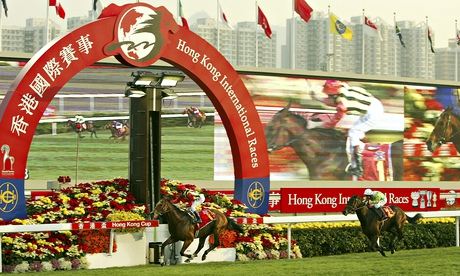 Sha Tin racecourse where Able Friend won the Champions Mile, worth the equivalent of £1.15m