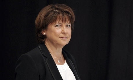 Martine Aubry, the architect of France's working-time legislation.