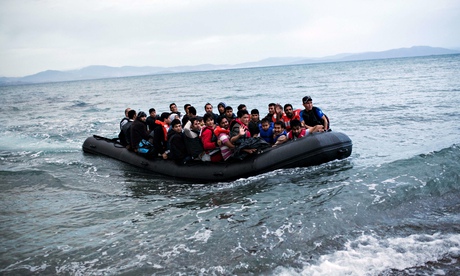 TOPSHOTS A dinghy overcrowded with Afgha