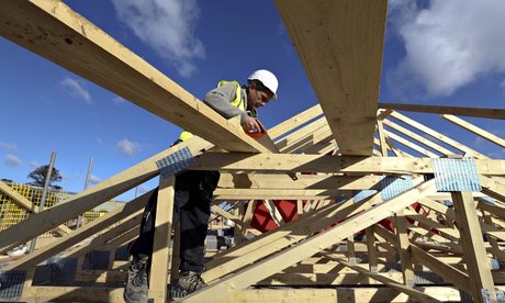 Construction At A  Building Site 