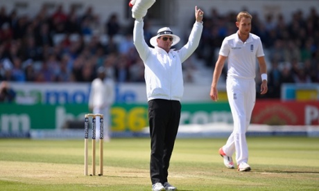 Stuart Broad gets the treatment on day two.