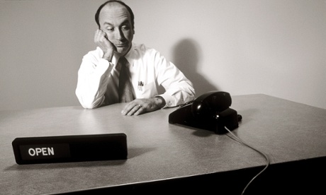 man watching a phone