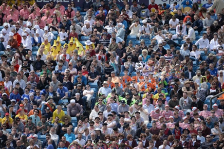 Fancy dress seems to be the order of the day at Headingley.