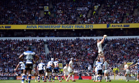 It's a packed house at Twickenham.