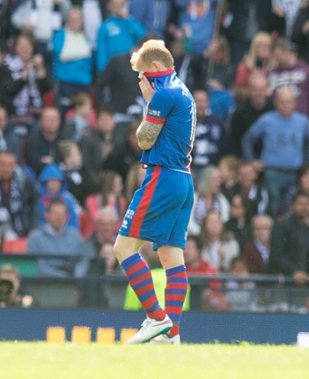 The shame of the red card.