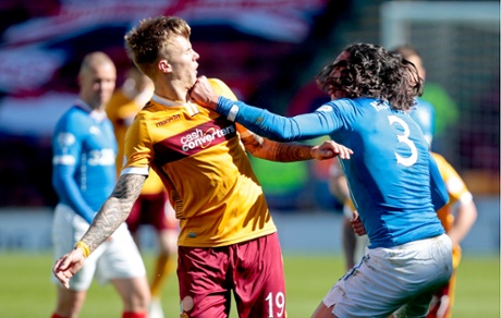Bilel Mohsni punches Lee Erwin.