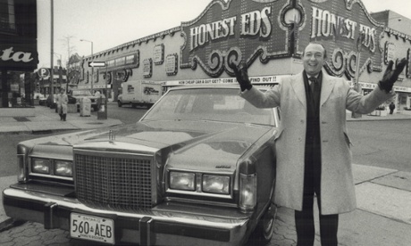 Ed Mirvish outside his shop