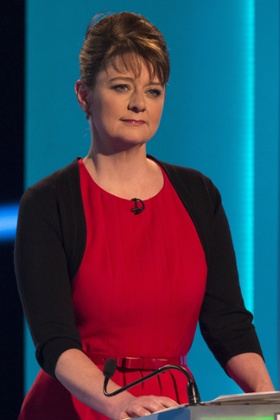 Leanne Wood, leader of Plaid Cymru.