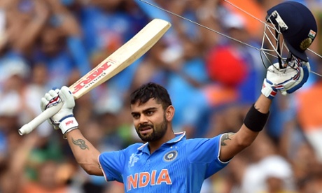 Virat Kohli, here playing for India, is in IPL action.