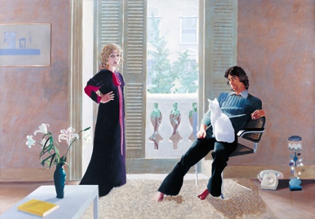 Mr and Mrs Clark and Percy 1970-1 by David Hockney