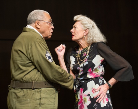 James Earl Jones and Vanessa Redgrave in Mark Rylance's Much Ado About Nothing.