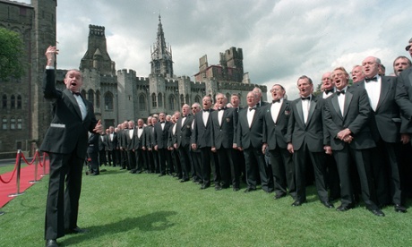 A male Welsh choir