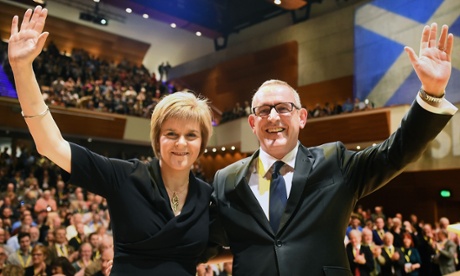 Nicola Sturgeon and Stewart Hosie