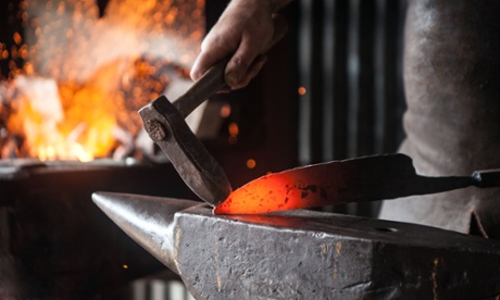 One man and his anvil
