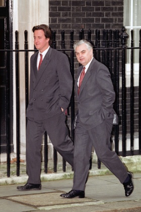 David Cameron was, at the age of 26, a special adviser to the then chancellor Norman Lamont, right, in 1993.