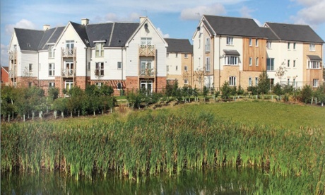 A photograph of housing, used to illustrate Gallagher Estates' 'Northstowe - A Vision Refreshed' proposal.