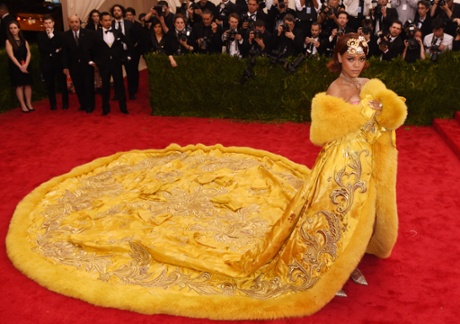 Rihanna at the 2015 Met Ball