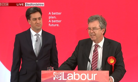 Ed Miliband and Patrick Hall