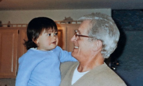 Caroline Welling with her dad, Peter, who was 60 when she was born.