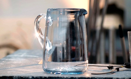 BBC4's Handmade included footage of a glass jug  being made. 