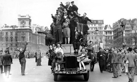 VE Day celebrations, London, 1945.
