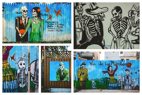 Street art from Southwest Detroit’s Alley Project 