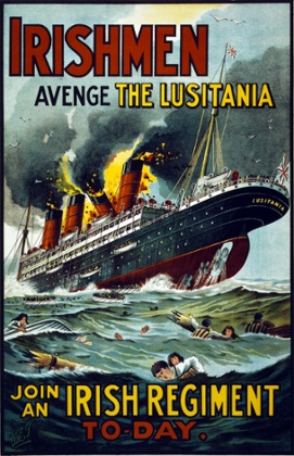 First world war Irish propaganda poster.