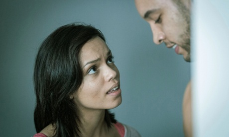 Georgina Campbell and Royce Pierreson in Murdered By My Boyfriend.