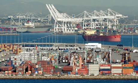 There was a surge in imports in March after the end of West Coast port strikes including at Los Angeles.
