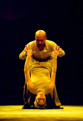 Tamara Rojo and Akram Khan in Dust by Akram Khan from Lest We Forget by English National Ballet at the Barbican in 2014.