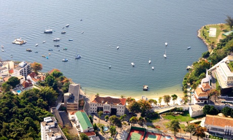 Rio de Janeiro coastline. 