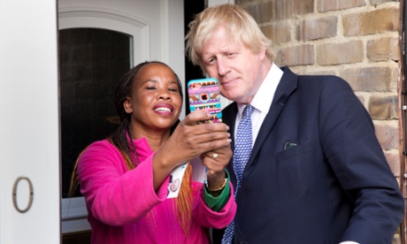 Boris Johnson doorsteps Croydon's residents