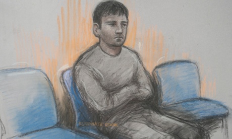 Court artist sketch of British financial trader Navinder Singh Sarao.