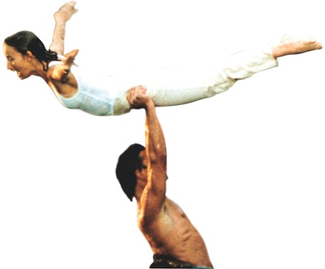 Jennifer Grey and Patrick Swayze in Dirty Dancing