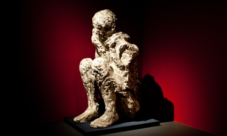 'The muleteer' exhibited at the Life and Death in Pompeii and Herculaneum exhibition at the British Museum in 2013.