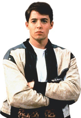 matthew broderick in Ferris Bueller's Day Off