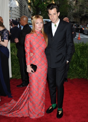 Josephine De La Baume and Mark Ronson at the Met Ball, in Topshop