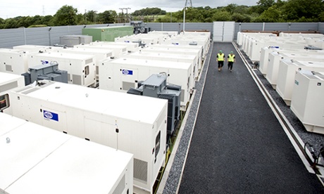 One of Green Frog power diesel farm