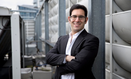 Teri Pengilley for The GuardianInternational hotel chain Marriott has teamed up with KiWi Power in a demand response programme, part of Marriott's energy saving initiatives.Yoav Zingher, co-founder & CEO KiWi Power, seen with the cooling units on the roof of London Marriott Hotel, Regents Park.