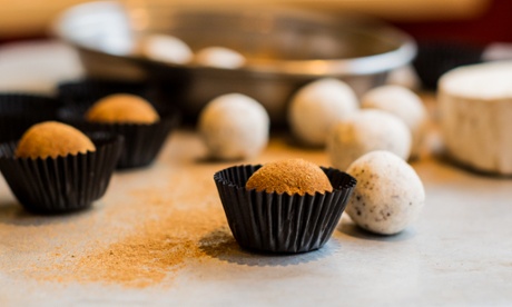 Sienna's goat's cheese truffles