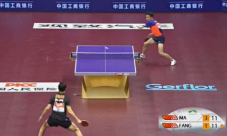 Ma Long and Fang Bo