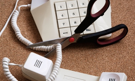 Cut off point with EE when our telephone number goes missing.