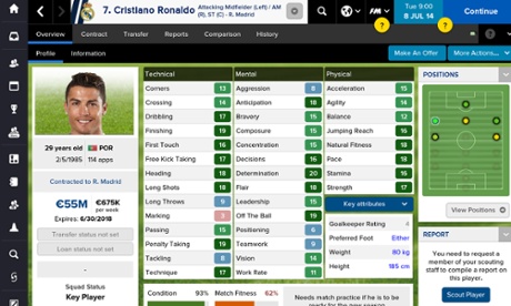 Football Manager Classic: 'addictive'.
