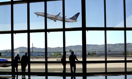 Marilyn Hartman said that she was drawn to airports, because they are safer than the streets.