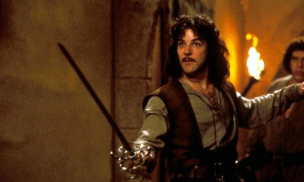 'My name is Inigo Montoya'... A still from the wonderful film adaptation of The Princess Bride.