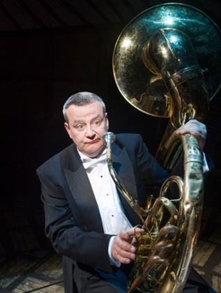 Denizen of the pit … Chris Larner in Contraphonium.