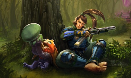 A promotional image of Vainglory.