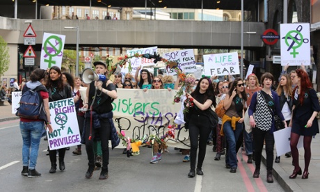 Sisters Uncut protest