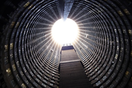 The inner core of Ponte’s 173-metre concrete cylinder became a giant rubbish tip.
