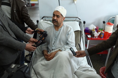 Ahmad Sarmast in hospital